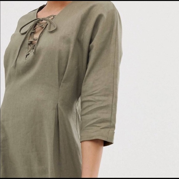 ASOS tunic dress. 56% linen 44% viscose. - Picture 2 of 2